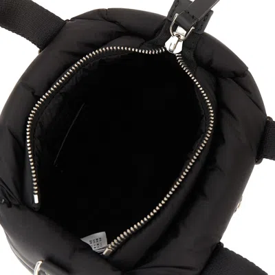 Moncler Micro Caradoc Handbag In Black