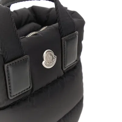 Moncler Micro Caradoc Handbag In Black