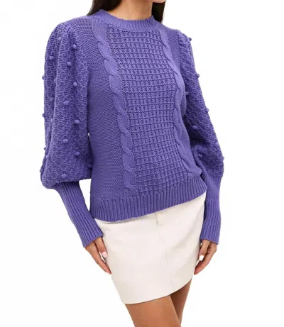 Marie Oliver Britt Sweater In Cornflower In Purple