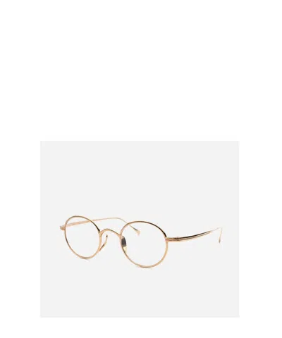 Cazal Full Frame Plain Mirror In Gold