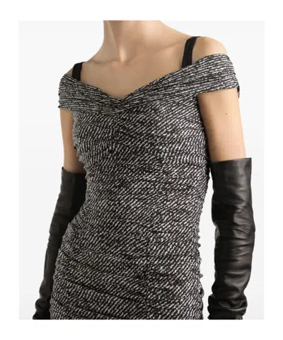 Dolce & Gabbana Dolce&gabbana Women Silk Dress In Gold