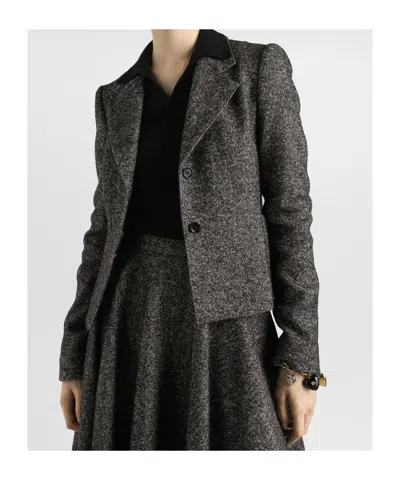 Dolce & Gabbana Jacket With Melange Effect Dolce E Gabbana In Green