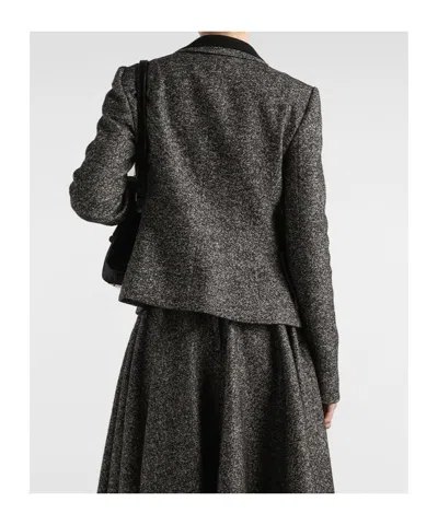 Dolce & Gabbana Jacket With Melange Effect Dolce E Gabbana In Green