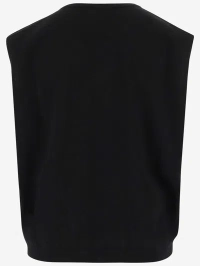 The Row Kossy Vest In Black
