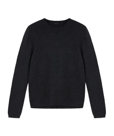 Prada Blue Cashmere Sweater In Black