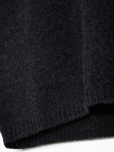 Prada Blue Cashmere Sweater In Black