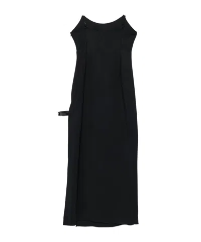 Coperni Garter Belt Dress In Black