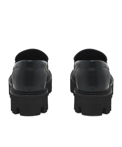 Alexander Mcqueen "parachute" Loafer With Buckle T In Black