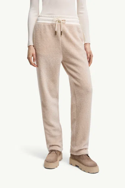 Moncler Side-stripe Drawstring Trousers In Pink