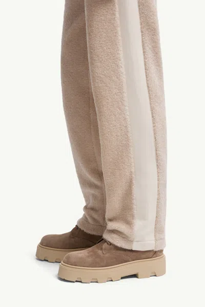 Moncler Side-stripe Drawstring Trousers In Pink