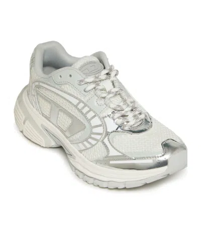 Diesel Sneakers Pro V Dense Con Logo Metallizzato In Silver
