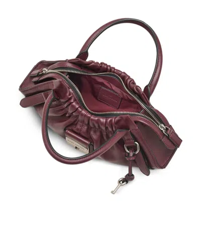 Marc Jacobs Marni Wide Black Bermuda With Marni Symbol Logo In Purple