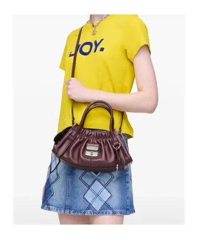 Marc Jacobs Marni Wide Black Bermuda With Marni Symbol Logo In Purple