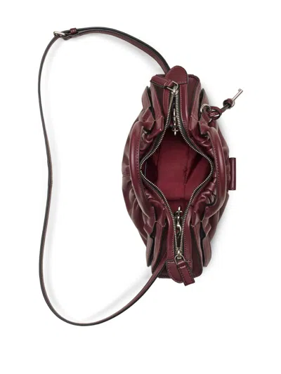 Marc Jacobs Marni Wide Black Bermuda With Marni Symbol Logo In Purple