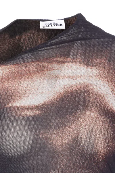 Jean Paul Gaultier "body Dust" Print Top In Multi