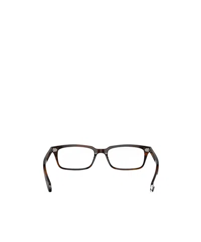 Oliver Peoples Rectangle-frame Glasses In Brown
