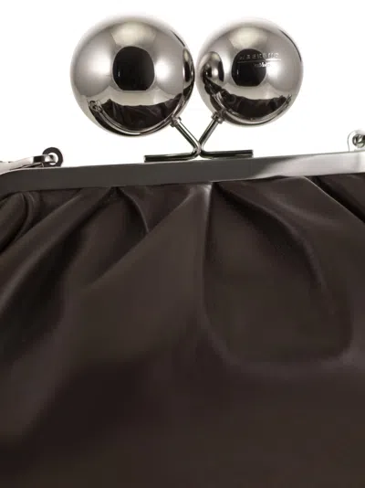 Weekend Max Mara Medium Chain Shoulder Bag In Brown