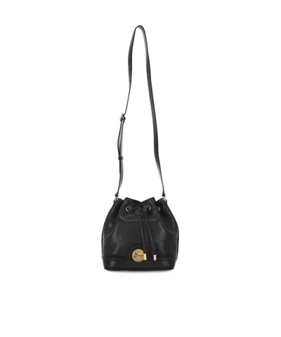 Chloé Drawstring Bucket Bag In Black