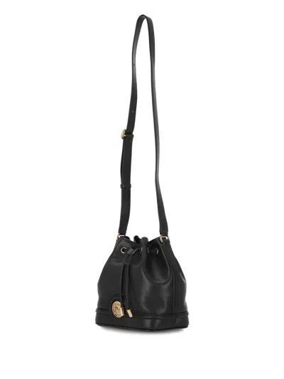 Chloé Drawstring Bucket Bag In Black