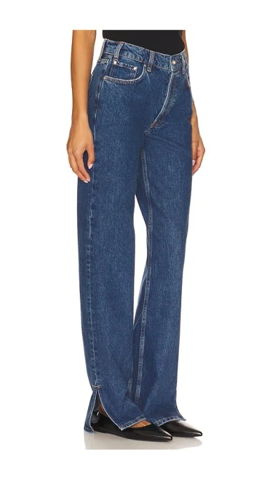 Anine Bing Indigo-blue Kate Jeans Women In Brown