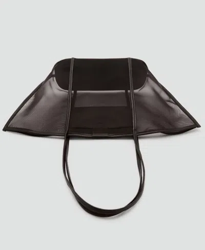 Mango Larger Shopper Bag In Brown