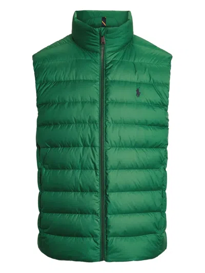 Polo Ralph Lauren Polo Pony Gilet In Green