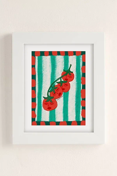 Urban Outfitters Theebouffants Moody Tomatoes Art Print In White Matte Frame At  In Multi