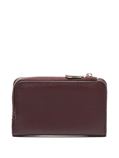 V73 Zip-around Wallet In Red