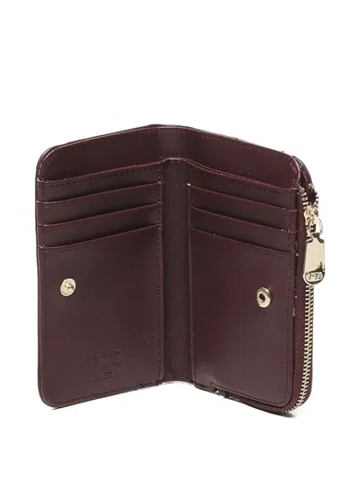 V73 Zip-around Wallet In Red