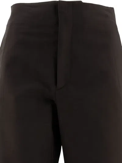 Soeur Tailored Trousers With Buttoned Back Pocket In Black