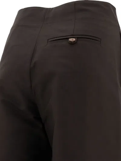 Soeur Tailored Trousers With Buttoned Back Pocket In Black