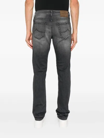 Jacob Cohen `nick` 5-pocket Slim Fit Pants In Black