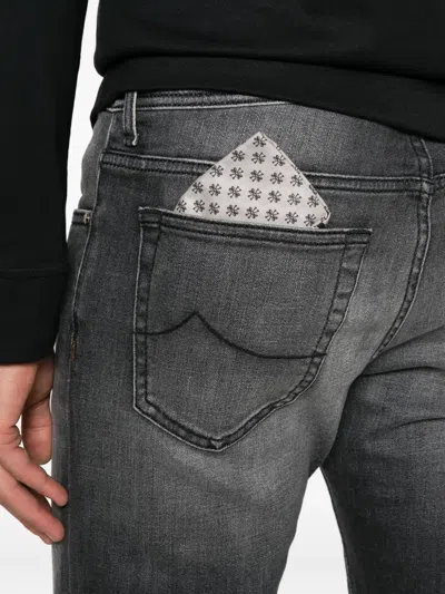 Jacob Cohen `nick` 5-pocket Slim Fit Pants In Black