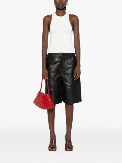 罗纹针织吊带上衣