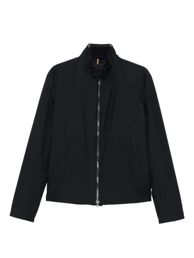 Paul & Shark Zip-front Stand-collar Jacket In Blue