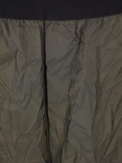 Maria Calderara Elastic-waistband Crinkled-texture Trousers In Gray