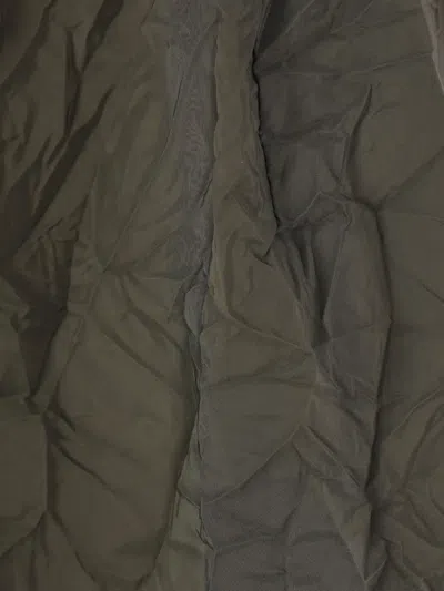 Maria Calderara Elastic-waistband Crinkled-texture Trousers In Gray