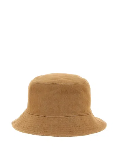Fendi Ff-pattern Reversible Bucket Hat In Yellow