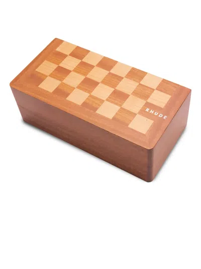 Rhude Lightning Rectangle Sunglasses In Yellow