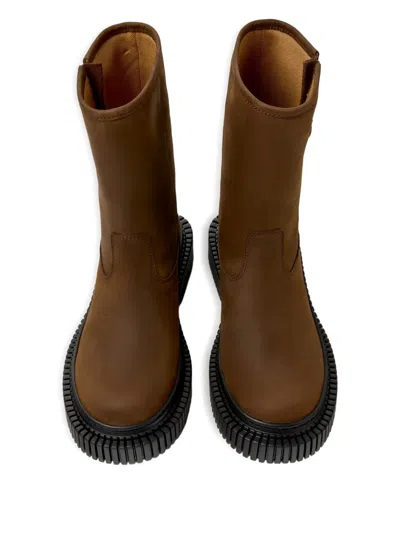 Camper 33mm Pix Berlin Buckle-embellished Boots In Brown