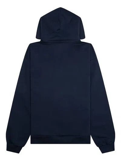 Marni Sweatshirt With Maxi Logo Print In Blue