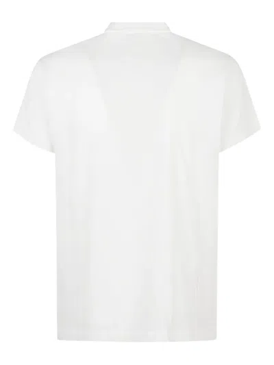 Tom Ford Crew Neck Cotton-lyocell Blend T-shirt In White