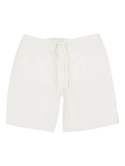 Callipygian Denim Shorts In White