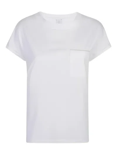 Eleventy Patch-pocket Rolled-cuff T-shirt In White