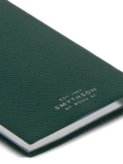 Smythson Panama Leather Weekly Diary 2026 In Green