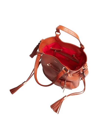 Lancel Medium Premier Flirt Drawstring Shoulder Bag In Brown