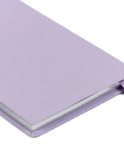 Smythson Panama Leather Weekly Diary 2026 In Purple