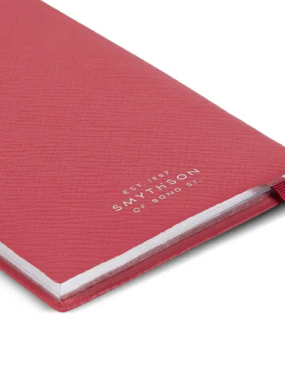 Smythson Panama Leather Weekly Diary 2026 In Red