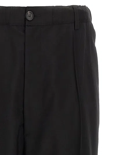 Marni Wide Leg Trousers With Back Pocket In Black