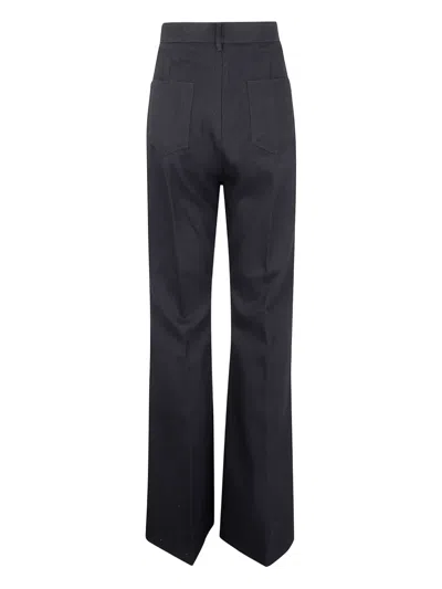 Rick Owens Bolan Bootcut Belt Loop Five Pocket Trousers In Black